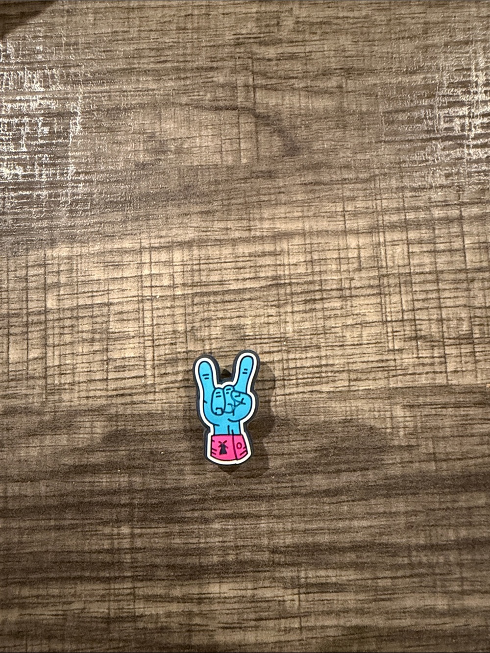 Dutch Bros Blue and Pink Hand shoe charm